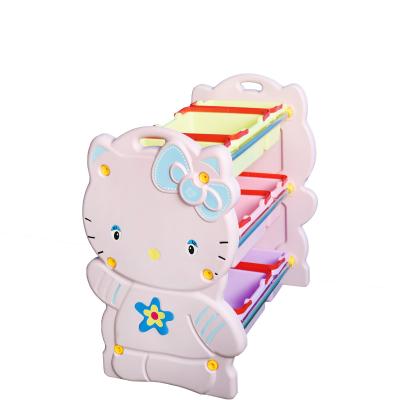 China Toy Display Toy Show Children's Baby's KT Cat Toy Shelves Can Accommodate Books And Snacks for sale