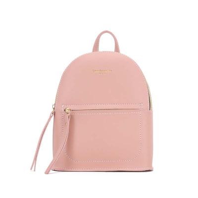 China Waterproof Small Backpack For Teenage Girls Fashion Casual Leather Shoulder Bag Women Mini Bagpack Girls Bag Packs for sale