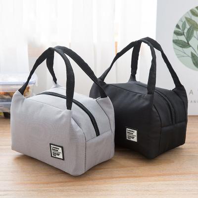 China New Thermal Insulated Lunch Bag Waterproof Portable Tote Cooler Bag Bento Pouch Container School Food Storage Bags for sale