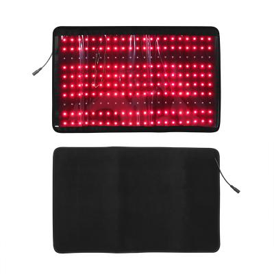 China Dropshipping Muscle and Joints Pain Relief Weight Loss 360 LED Infrared Laser Red Light Body Protection Wrap Lipo Mat 660nm 850nm Red Light Therapy Belt for sale