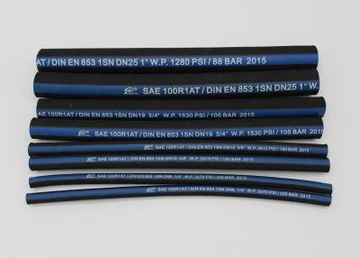 China SAE J517 100 R1AT High Pressure Hydraulic Hose , 3/8