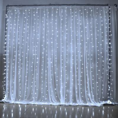 China Beautiful Light Curtain Electric Garland Curtain Wedding Light Curtain for Decoration for sale