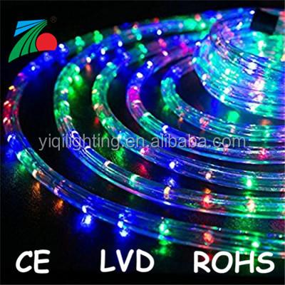 China Multicolor led decoration rope light 220v 110v 12v 24v led color changing rope light for sale