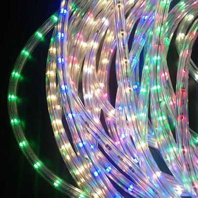 China Decorative Lighting New Products Round 3wire 36led 13MM Color Changing Led Rope Light for sale