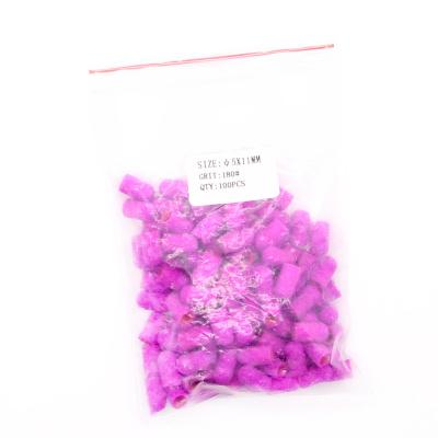 China Nail Art Sanding Bands Block Cap Nail Art Professional Pedicure Clean Tools NAIL Sanding Bands For Nail for sale