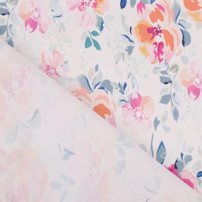 China China Supplier Tear-Resistant Rose Flower Customized Digital Printed Fabric For Bedding for sale