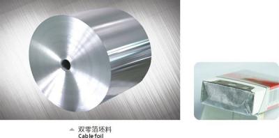 China Composited 0.006mm - 0.007mm Aluminium Foil Paper For Cigarette Foil Package for sale