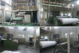 China Polypropylene / polyester Nonwoven SpunBond Machine Short technological process for sale