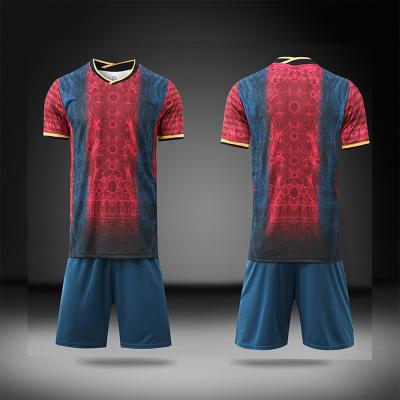 China Custom Imported Quick-drying Football Team Soccer Uniforms Training Kit for sale