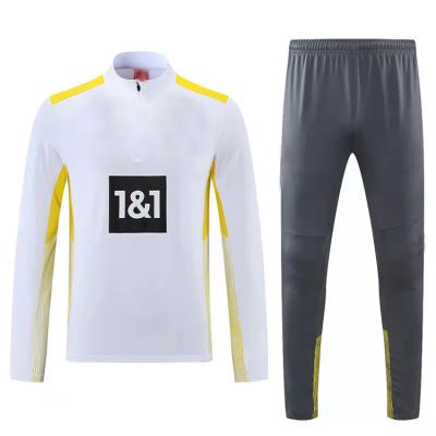 China Customs Officers Training Football Team Breathable Polyester Tracksuit for sale