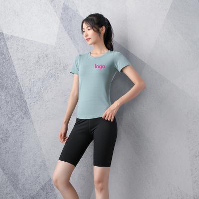 China Breathable High Quality Custom Colorful Slim Body Fitness Yoga Top For Women for sale