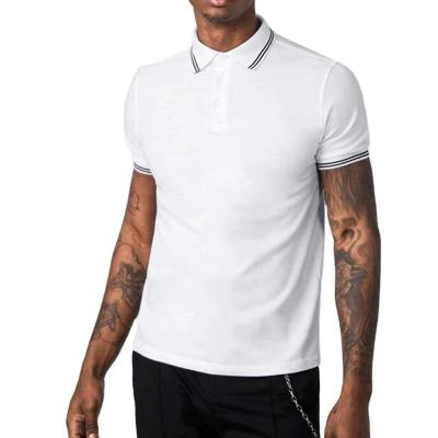 China Custom Embroidered Print Plain Man Anti-wrinkle T-shirt Men's Anti-Wrinkle Polo T-Shirt for sale