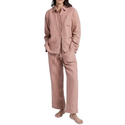 China Wholesale Custom Women's Summer Women's Casual Cotton Logo Canvas Pant Suit Anti-Wrinkle Anti-Wrinkle for sale