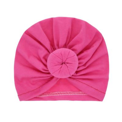 China European and American Baby Endless Newborn Solid Ball Towel Baotou Circle Headdress Ball Children's Style Main Dress for sale