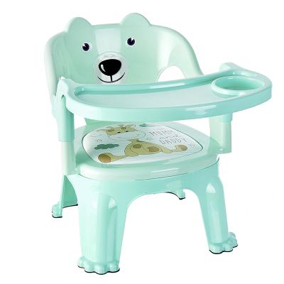 China Back Wholesale Plastic Children's Dining Chair Adjustable Flat Styled Chair Kindergarten Small Dining Chair for sale