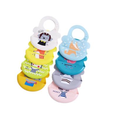 China Latex Silicone Free Bib Baby Eating Waterproof Bib Saliva Bag Wash Free for sale