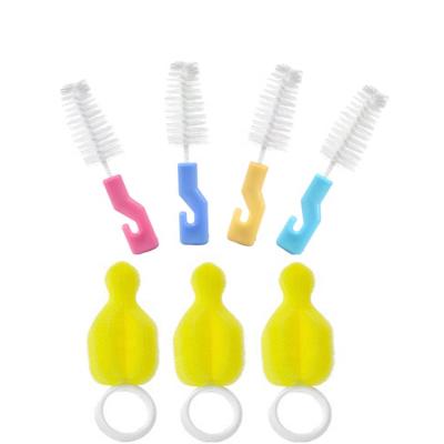 China Special Latex Baby Free Pacifier Sponge Brush Bottle Cleaning Brush for sale