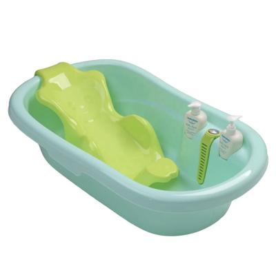 China Good Cartoon Plastic Baby Bathtub Set Thermo Sensitive Bathtub For Baby Bath Tub With Thermometer for sale