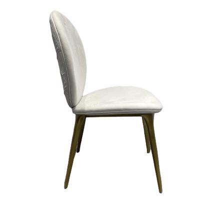 China Factory Price Modern Cheap Minimalist Upholstery Dining Chairs French Rustic Dining Chair for sale