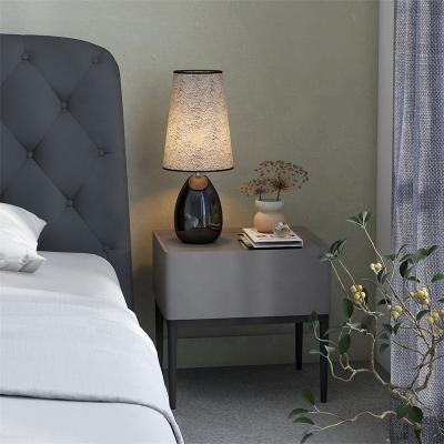 China Modern best choice modern leather fabric bedside table set design bedroom furniture nighttable for sale