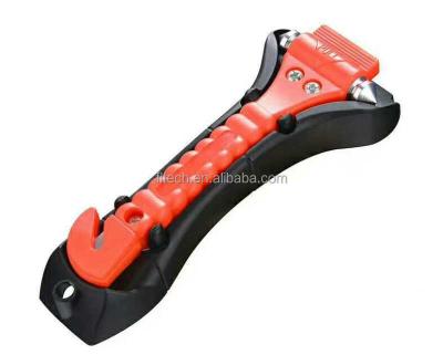 China Portable Seat Belt Cutter Class Emergency Car Safety Hammer 19.3cm*7.3*3.4CM for sale