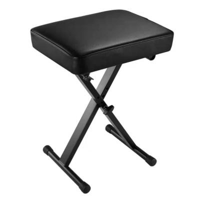 China Adjustable Keyboard X Style Piano Bench Keyboard Stool for sale