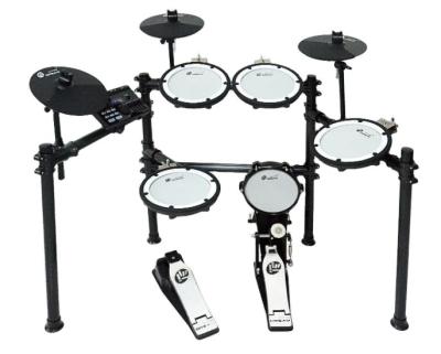 China High Quality Professional Electronic 8inch Silica Gel Drum Set With Stand Cymbals Musical Instruments for sale