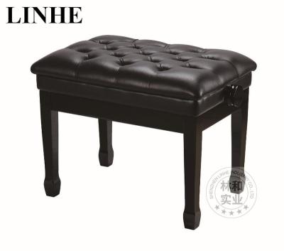 China Professional Polished Single Seated Black Grand Piano Bench Keyboard Accessories for sale