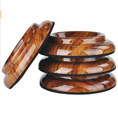 China Set of 4 high quality solid wooden piano caster cups for sale