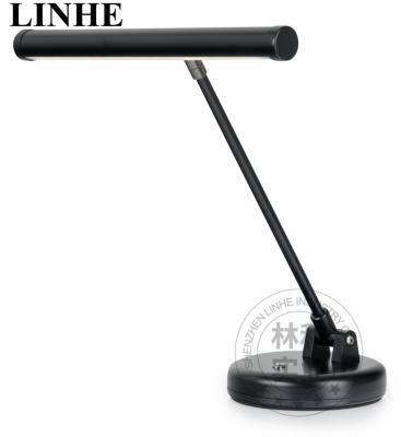 China Upright Piano Lamp Warm/Cold Black Metal Desk Lamp With Level Shine for sale