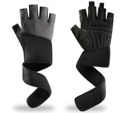 China KUER SPORT OEM Breathable Fitness Accessories Strong Anti-slip Weightlifting Exercise Gym Gloves for sale