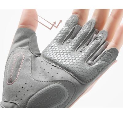 China KUER OEM New Half Finger Breathable Fitness Gloves For Men And Women Leather Anti-slip Breathable Sport Training Gloves for sale