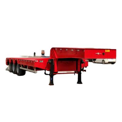 中国 Truck Trailer Used Semi Trailer With 13M Low Bed 販売のため