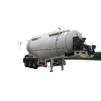 China Low Price 3 Axle 40CBM Bulk Cement Tank Semi Trailer Truck Trailer For Sale for sale