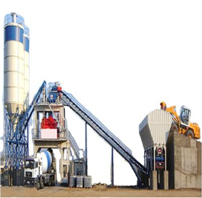 中国 Construction Site Competitive Price Construction Use Mobile Concrete Batching Plant 販売のため