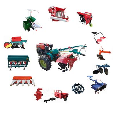 China Factory attachments weeding wheels furrow plow ridger shake plow fertilizer hoe seeder tractor and walking tractor and power tiller for sale