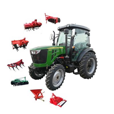 China Factory 12HP 95HP Chinese Mini Small Model Farm 954 Four Wheel Agriculture Cultivating Drive Tractor For Sale for sale