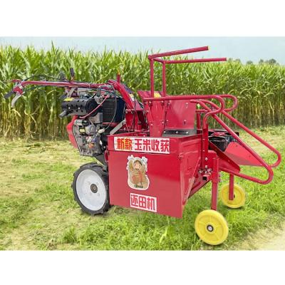 China Small Tractors Gearbox Silage Bean Grain Cane Grass Lavender Chilli Sesame Corn Barley Equipment Harvesting Small Harvester Harvester For Sale for sale