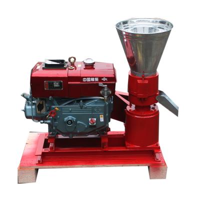 China Poultry Farm High Productivity Cattle Feed Press Equipment Poultry 250 Roller And Die For Flat Parts Home Pellet Machine In Small Size for sale