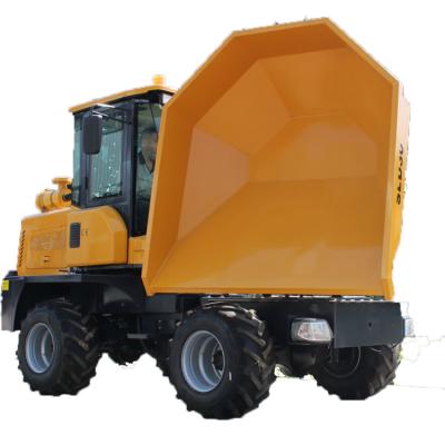 China Building material stores factory manufacturer China tracked mini small garden dumper truck FCY20 4x4 2 ton mini diesel transporter widely used for sale