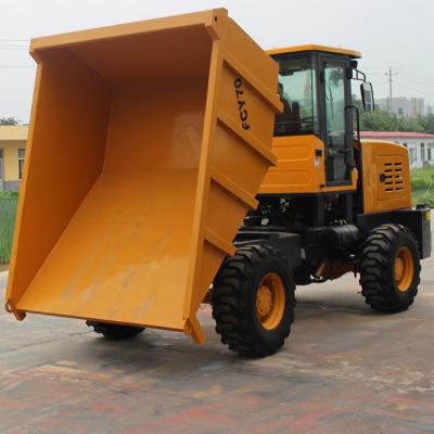 China China factory manufacturer load self concreate hinge dumper 7 ton four wheel drive for sale 4 - 6L for sale