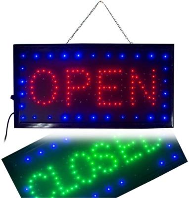 China Ultra Bright LED Animation 2 in 1 Open-Close Sign, Business Signs for Drinks Food Restaurant Cafe Bar Cafe Shop Wall for sale