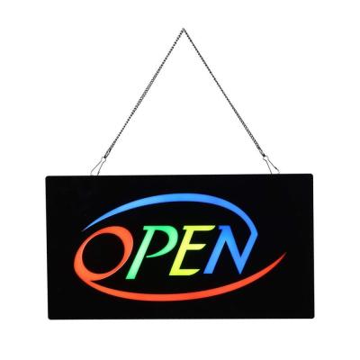 China Advertising Lighted LED Resin Window Business Sign Open Exit Non Neon Display 17