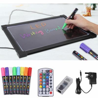 China Led Graphics Neon Sign Board 28 Kinds Of Modes Use Markers For Shop / Cafe / Bar / Menu / School for sale