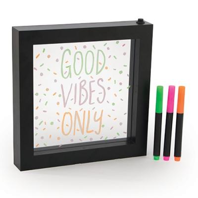 China Advertising LED Light Up Message Neon Frame For Party Decoration for sale