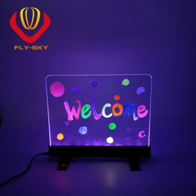 China Hot sale new products children's drawing board table stand desk LED advertising led writing board for sale