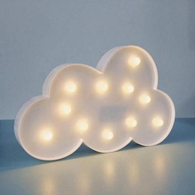 China Wedding Home Indoor Decor LED Moon Star Cloud Night Lights Decorative Marquee Signs Letters For Room Decorations Gifts For Kids for sale