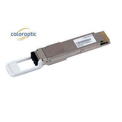 中国 QSFP-DDコアレントオプティカルモジュール 双ファイバーDWDM調節可能 50GHz 400GBASE-ZR 販売のため