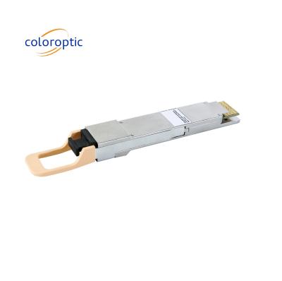 중국 아리스타 QDD-400G-LR8 QSFP56-DD 1310nm DOM SMF 광 수신기 모듈 10km 판매용