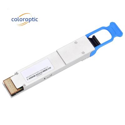 China 400GBASE-LR8 Ethernet QSFP DD Módulo de 10 km de alcance Transceptor óptico paralelo en venta